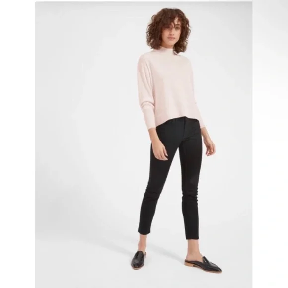 Everlane Lux Wool Crop Mockneck Sweater - Picture 3 of 14